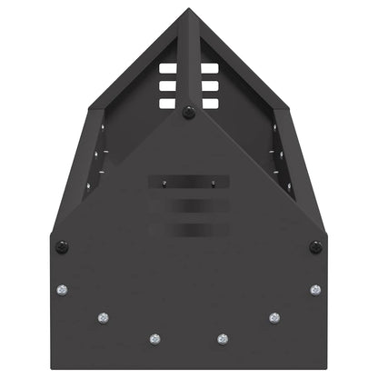 Mangiatoia per polli Nero 108 x 20,5 x 20 cm