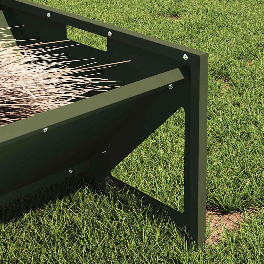 Abbeveratoio per bestiame Verde oliva 108 x 50 x 28 cm