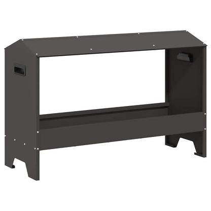 Mangiatoia per polli Nero 81 x 32 x 53,5 cm