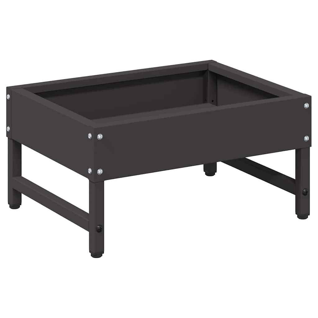 Mangiatore per Uccelli Nero 80 x 28 x 13.5 cm