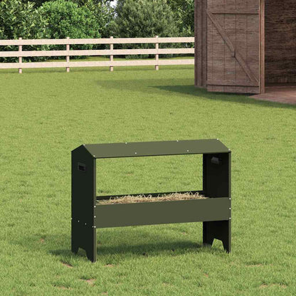 Abbeveratoio per bestiame Verde oliva 79 x 35 x 62 cm