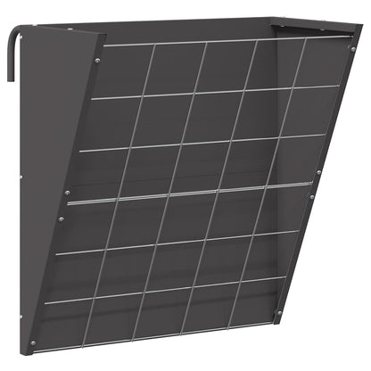 Mangiatore Appeso per Fieno Nero 61 x 33 x 66 cm
