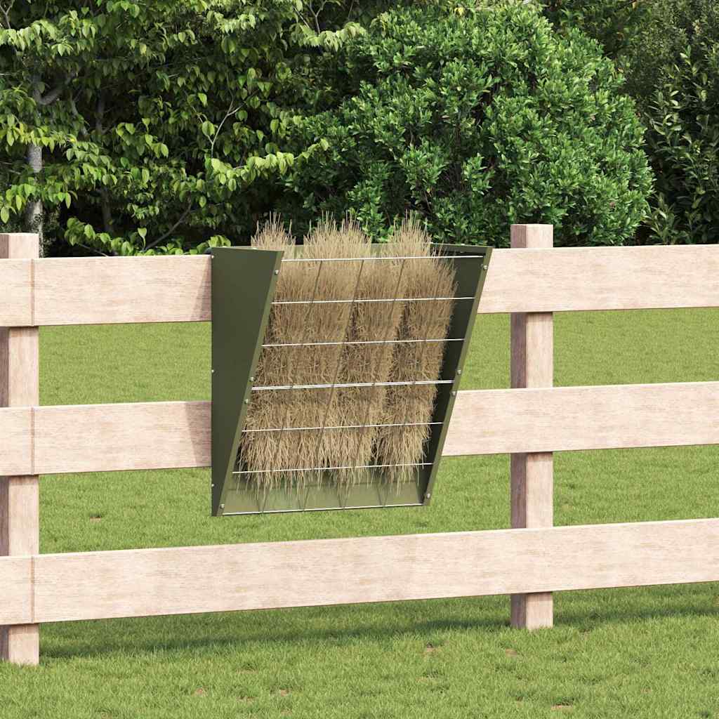 Mangiatore Appeso per Fieno Verde oliva 61 x 33 x 66 cm