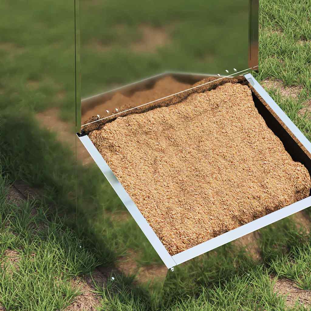 Nutriente per Maiali Argento 55 x 38 x 76 cm Acciaio zincato