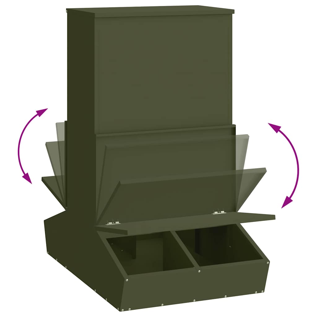 Nutriente per Maiali Verde oliva 82 x 51 x 91,5 cm