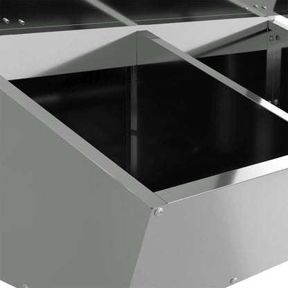 Nutriente per Maiali Argento 82 x 51 x 91,5 cm Acciaio zincato