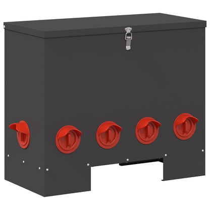 Feeder per pollo Nero 60,5 x 29 x 51 cm