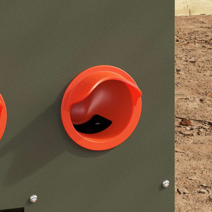 Feeder per pollo Verde oliva 60,5 x 29 x 51 cm