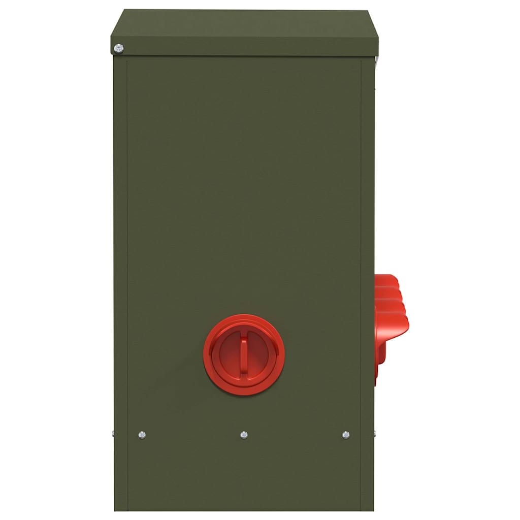 Feeder per pollo Verde oliva 60,5 x 29 x 51 cm
