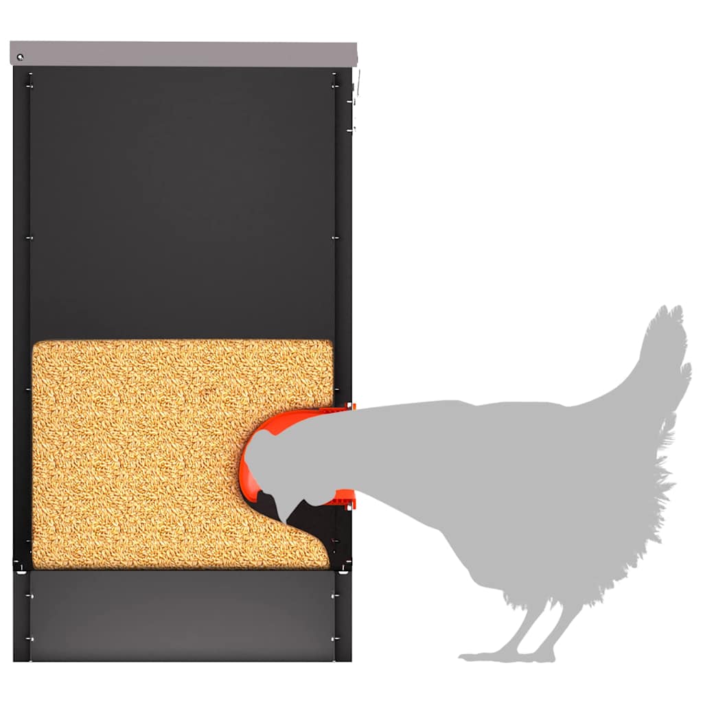 Feeder per pollo Nero 60,5 x 29 x 51 cm