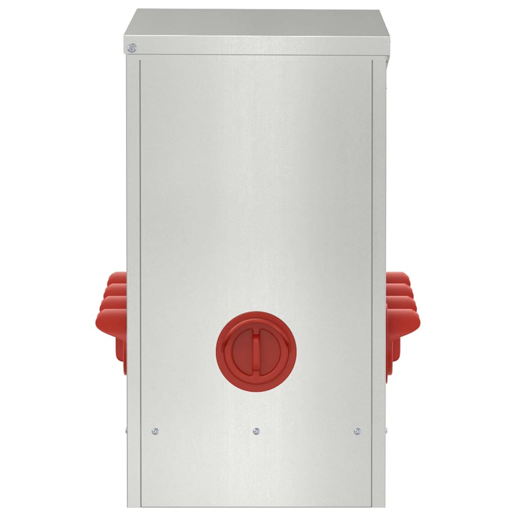 Feeder per pollo Argento 60,5 x 29 x 51 cm Acciaio zincato