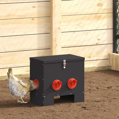 Feeder per pollo Nero 40,5 x 25 x 38 cm
