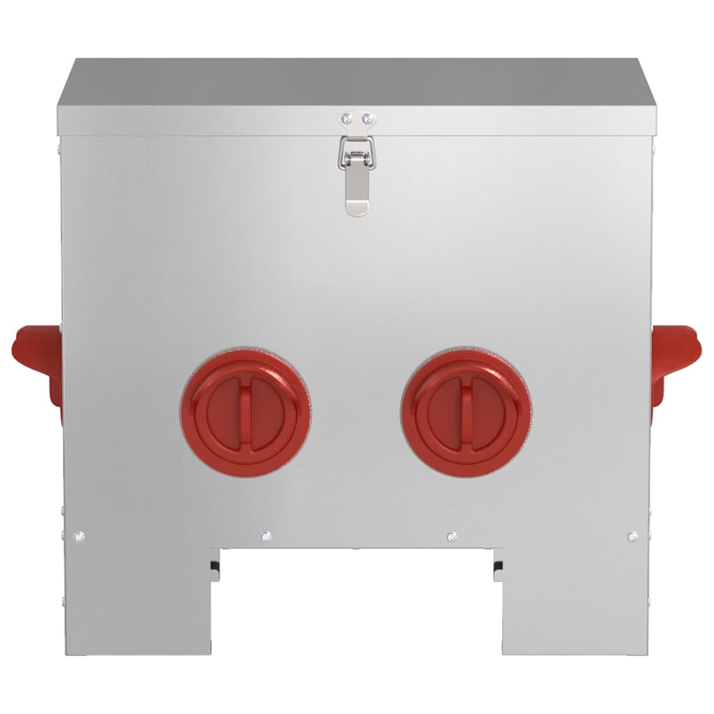 Feeder per pollo Argento 40,5 x 25 x 38 cm Acciaio zincato
