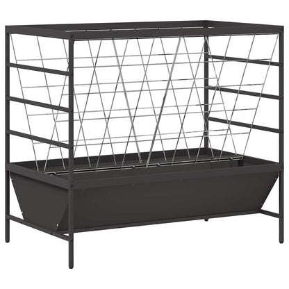 Mangiatore per Bestiame Nero 100 x 60 x 90 cm