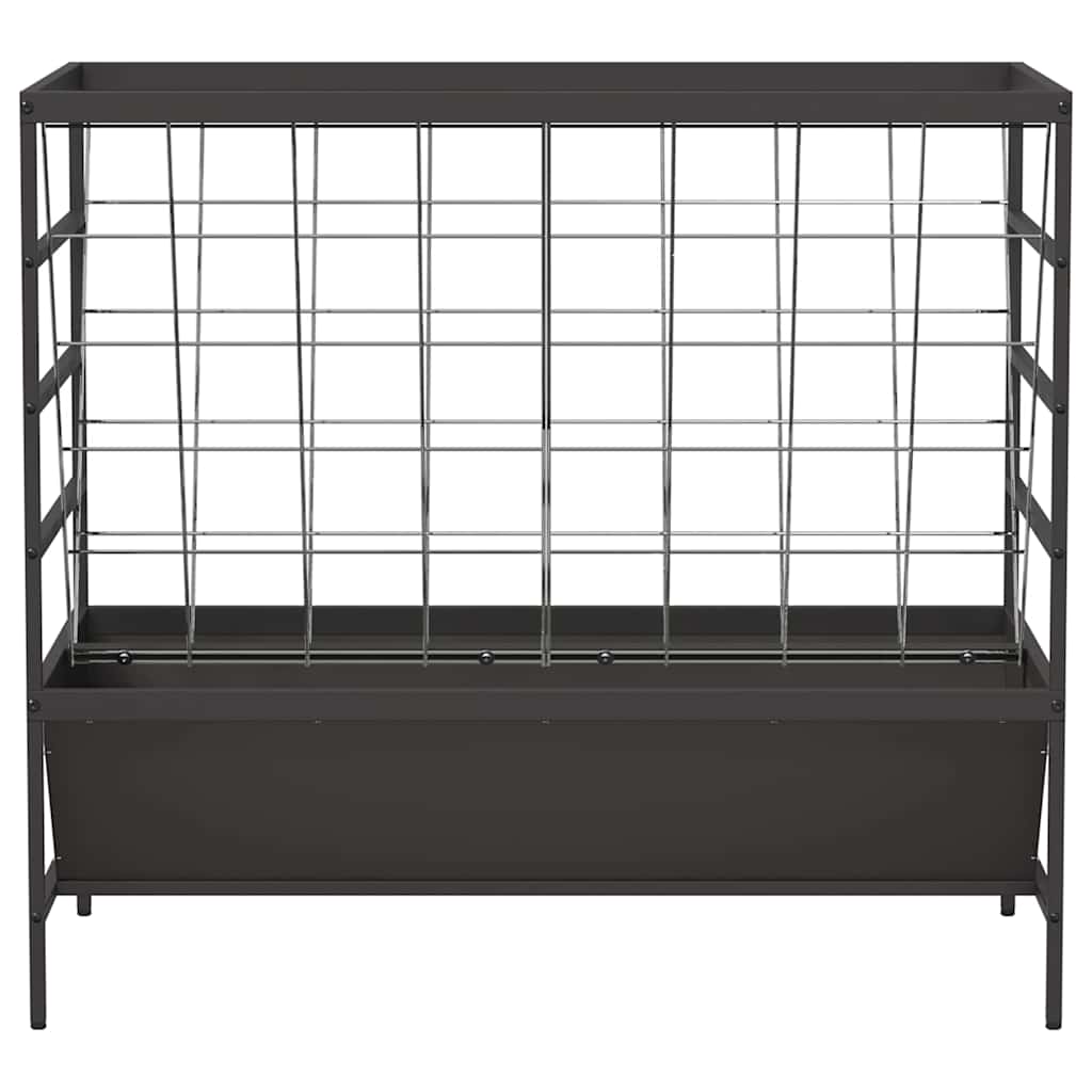 Mangiatore per Bestiame Nero 100 x 60 x 90 cm