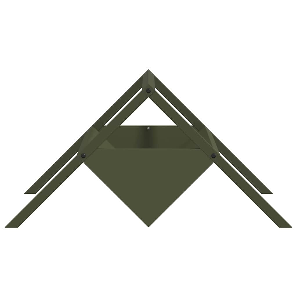 Abbeveratoio per bestiame Verde oliva 111 x 76 x 38 cm