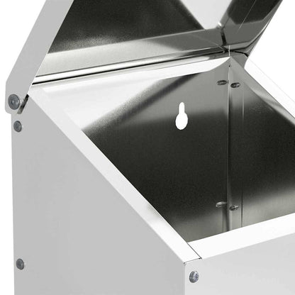 Feeder per pollo Argento 21 x 16 x 33 cm Acciaio zincato