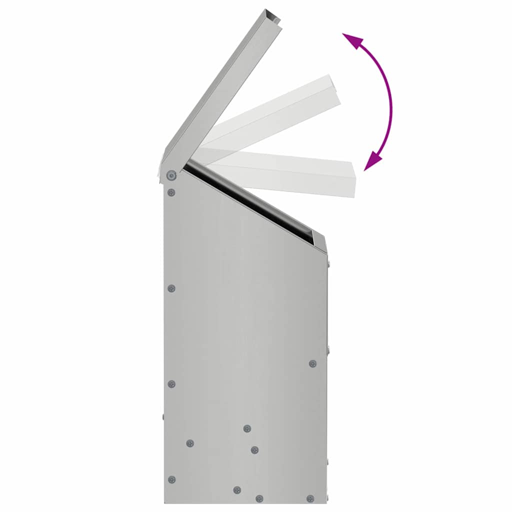 Feeder per pollo Argento 21 x 16 x 33 cm Acciaio zincato | homemem39