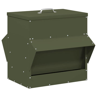 Feeder per pollo Verde oliva 40,5 x 45 x 41 cm
