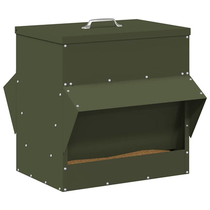 Feeder per pollo Verde oliva 40,5 x 45 x 41 cm