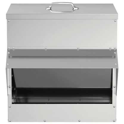 Feeder per pollo Argento 40,5 x 45 x 41 cm Acciaio zincato