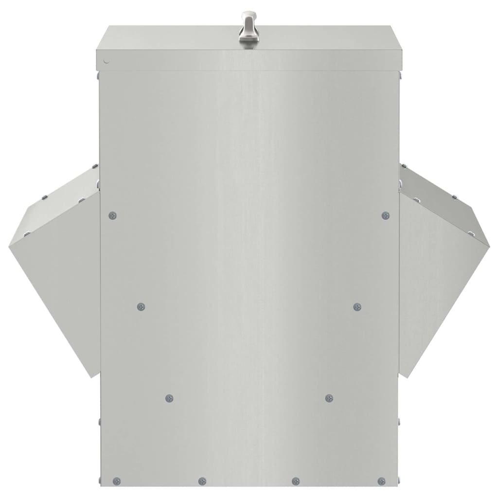 Feeder per pollo Argento 40,5 x 45 x 41 cm Acciaio zincato