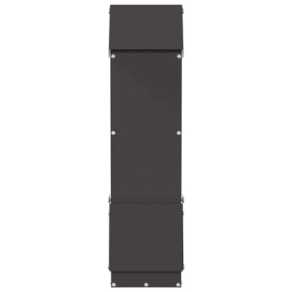 Feeder per pollo Nero 13 x 12 x 51 cm Acciaio laminato a freddo