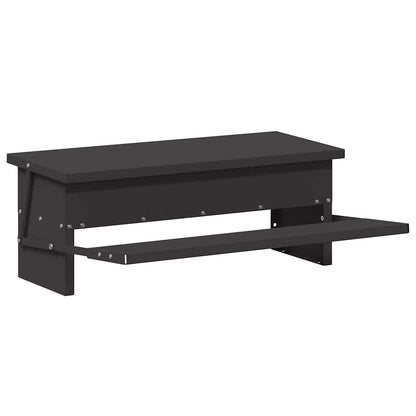 Mangiatore a Pedale per Pollo Nero 48,5 x 39,5 x 19 cm