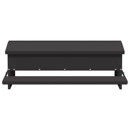 Mangiatore a Pedale per Pollo Nero 75 x 53 x 20,5 cm