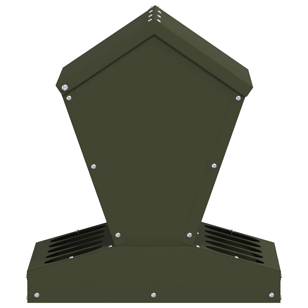 Feeder per pollo Verde oliva 40 x 40 x 45 cm