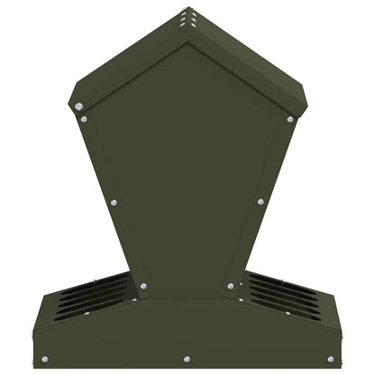 Feeder per pollo Verde oliva 40 x 40 x 45 cm