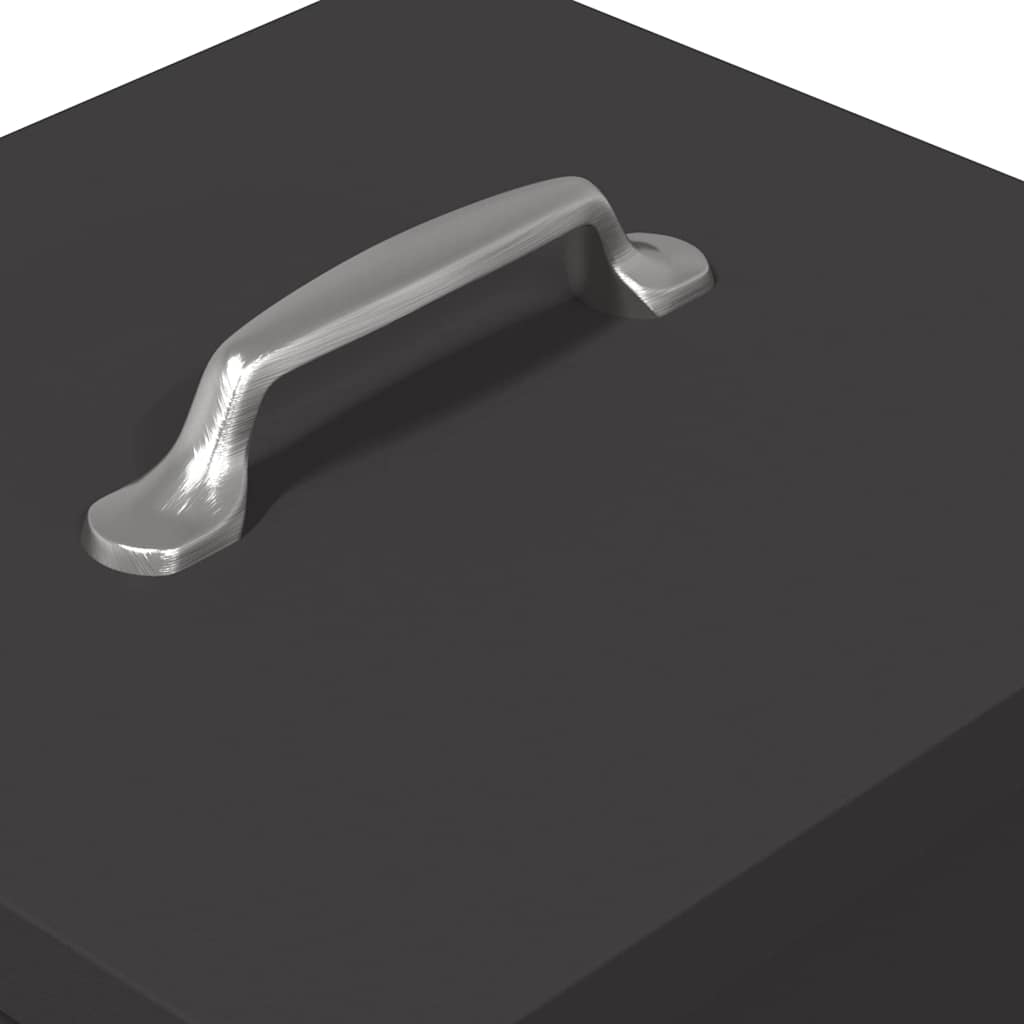 Mangiatore a Pedale per Pollo Nero 25 x 42 x 40 cm