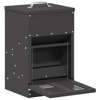 Mangiatore a Pedale per Pollo Nero 25 x 42 x 40 cm