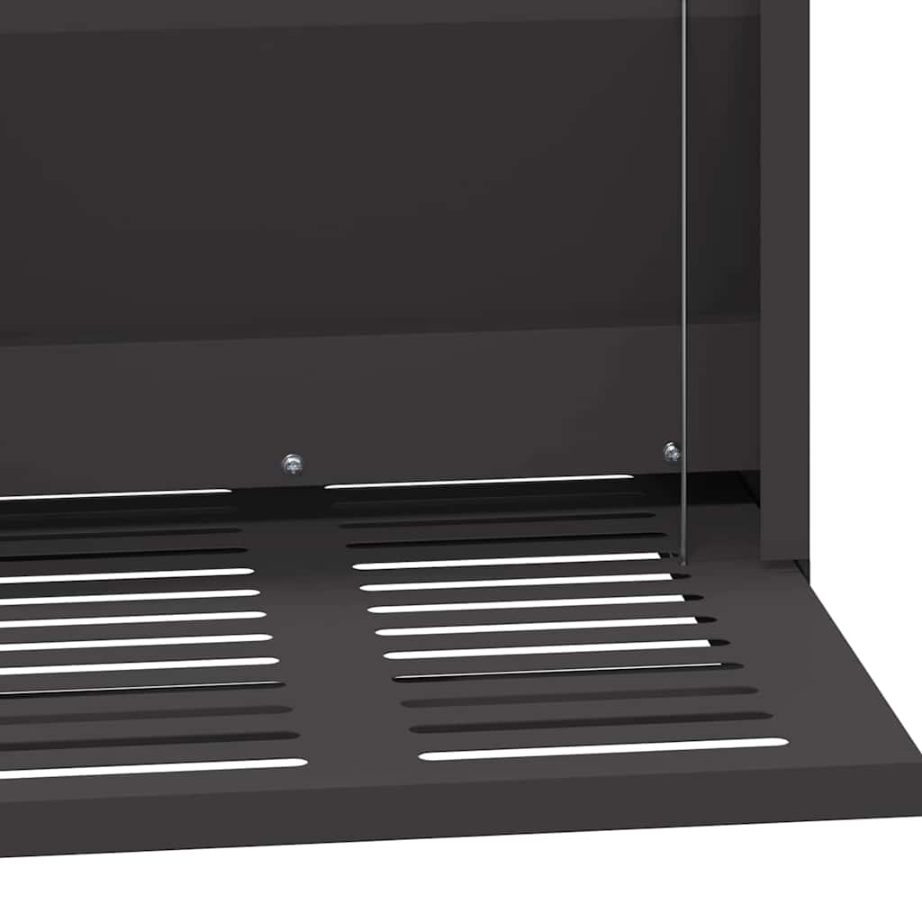 Mangiatore a Pedale per Pollo Nero 33 x 42 x 40 cm