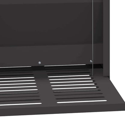 Mangiatore a Pedale per Pollo Nero 33 x 42 x 40 cm