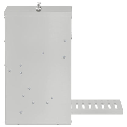 Mangiatore a Pedale per Pollo Argento 33 x 42 x 40 cm