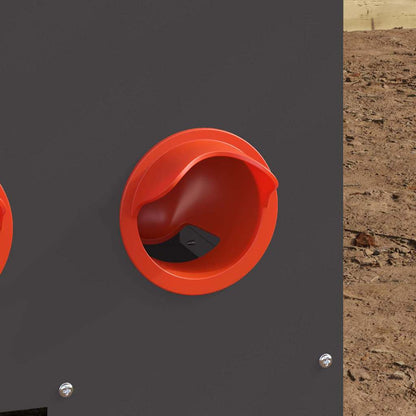 Feeder per pollo 2 pcs Nero 60,5 x 29 x 51 cm