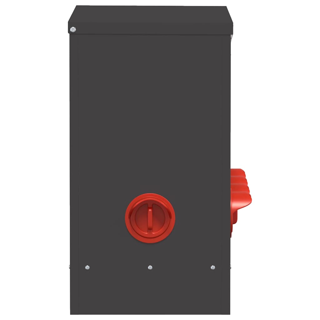 Feeder per pollo 2 pcs Nero 60,5 x 29 x 51 cm