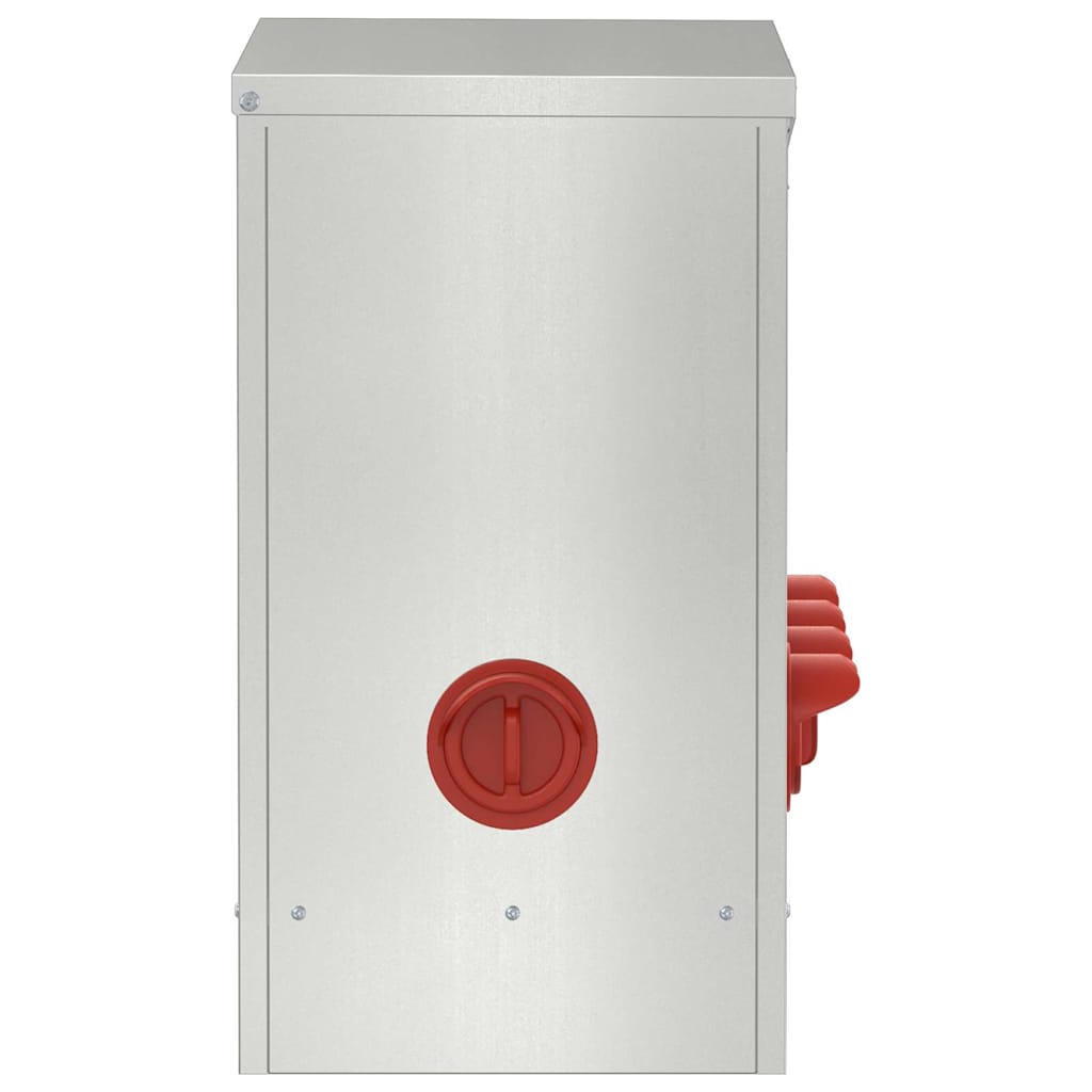 Feeder per pollo 2 pcs Argento 60,5 x 29 x 51 cm