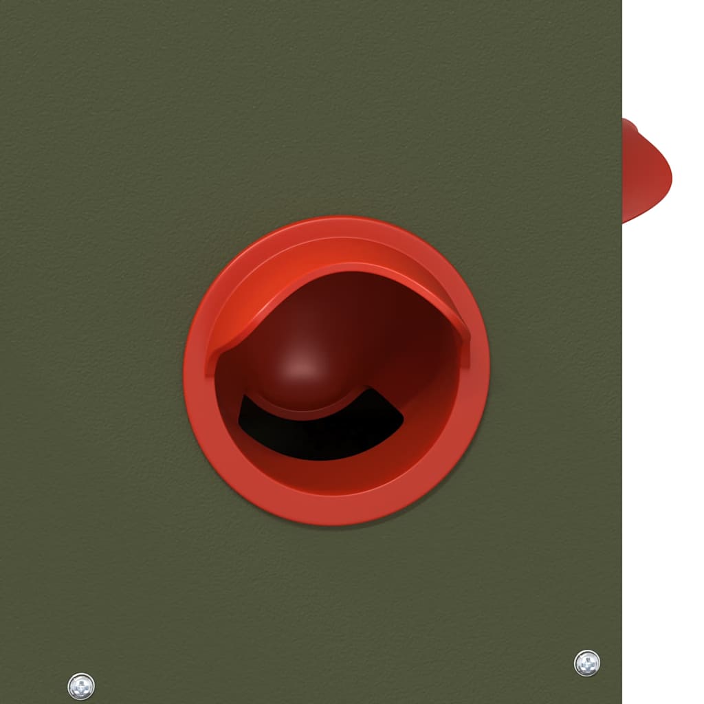 Feeder per pollo 2 pcs Verde oliva 60,5 x 29 x 51 cm