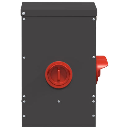 Feeder per pollo 2 pcs Nero 40,5 x 25 x 38 cm