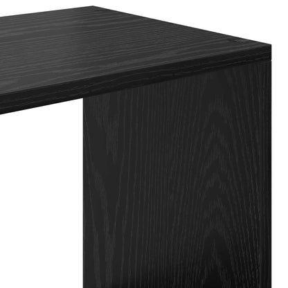 Armadio per Libri Rovere Nero 137,5 x 29 x 137,5 cm | homemem39