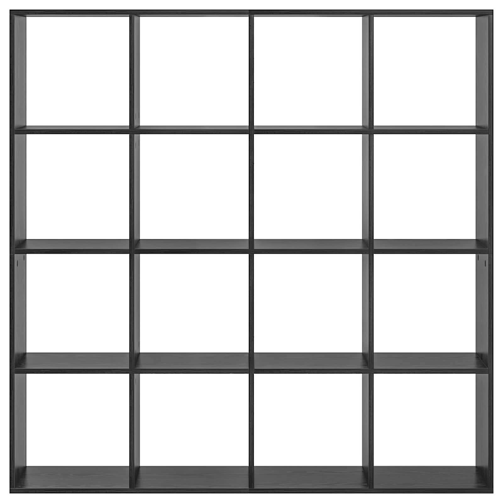 Armadio per Libri Rovere Nero 137,5 x 29 x 137,5 cm | homemem39