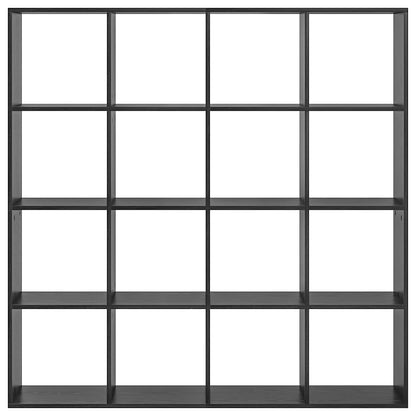 Armadio per Libri Rovere Nero 137,5 x 29 x 137,5 cm | homemem39