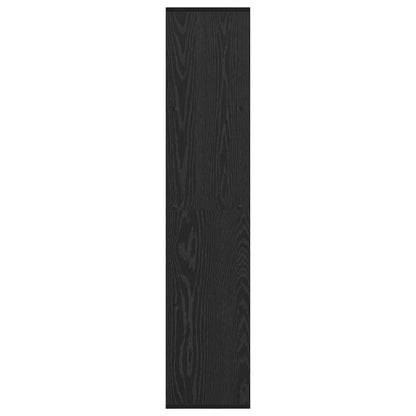 Armadio per Libri Rovere Nero 137,5 x 29 x 137,5 cm | homemem39