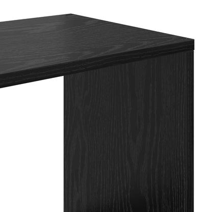 Armadio per Libri Rovere Nero 132 x 29 x 141,5 cm | homemem39