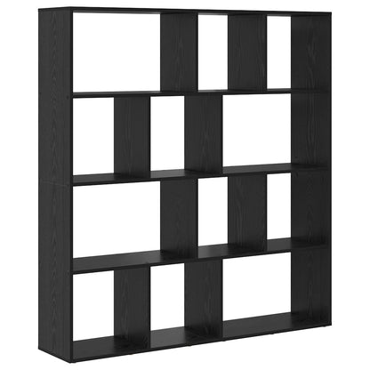 Armadio per Libri Rovere Nero 132 x 29 x 141,5 cm | homemem39