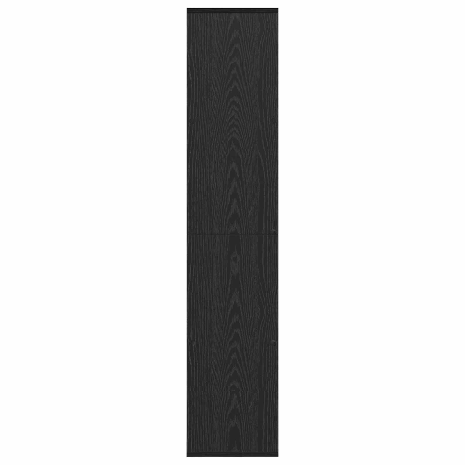 Armadio per Libri Rovere Nero 132 x 29 x 141,5 cm | homemem39