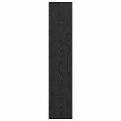 Armadio per Libri Rovere Nero 132 x 29 x 141,5 cm | homemem39
