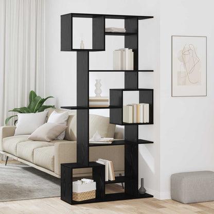 Armadio per Libri Rovere Nero 92 x 29 x 188 cm | homemem39